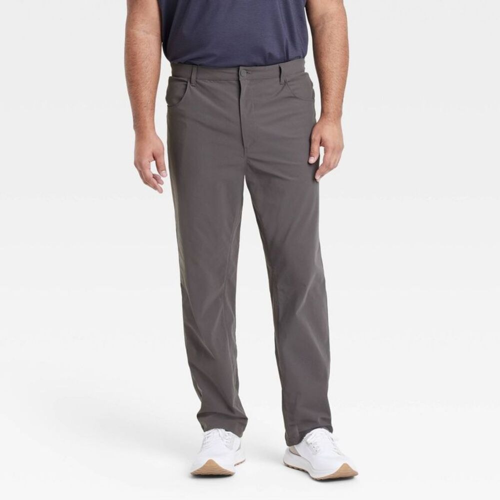 Men's 360 Lifestyle Big 5-Pocket Golf Pants - Gray 36x34